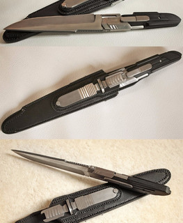 Knife from the future "Ecros 2.0" by Daniil Masamune. Blade made of X12mf