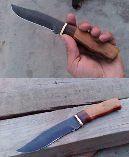 авторский нож кованый из ШХ15 ручной работы на заказ в Крымске, Краснодар